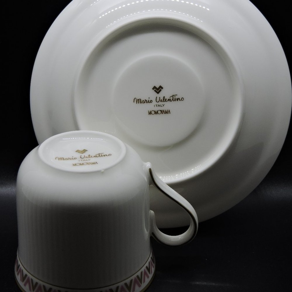 Mario Valentino - Momoyama Coffee Cup / Saucer Set (Set of 2) - Picture 8 of 9